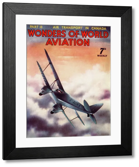 Framed Print : De Havilland Dragonfly on a test flight