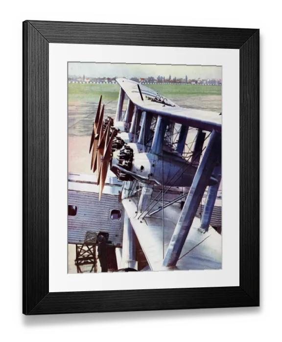 Framed Print : Four Bristol engines of Imperial Airways Airliner Scylla Framed Print : Four Bristol engines of Imperial Airways Airliner Scylla