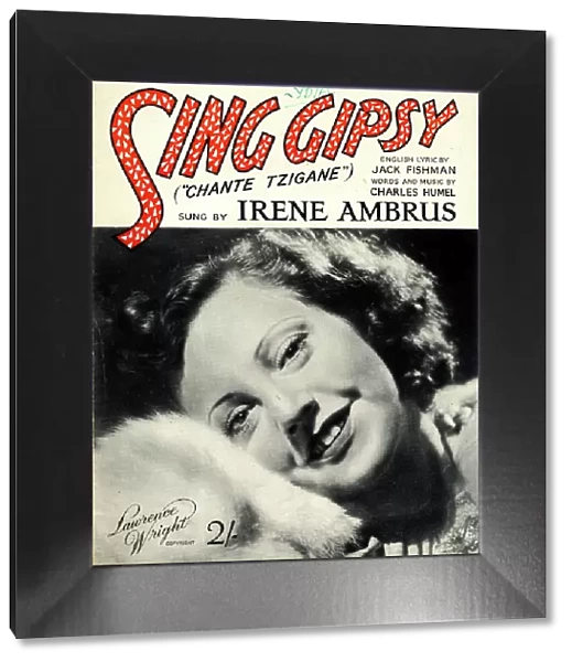 Music cover, Sing Gipsy, sung by Irene Ambrus