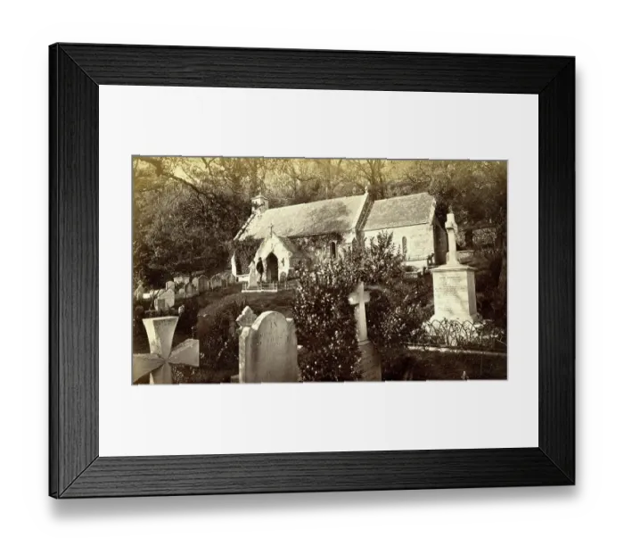 Framed Print : Old St Boniface Church, Bonchurch, Isle of Wight Framed Print : Old St Boniface Church, Bonchurch, Isle of Wight