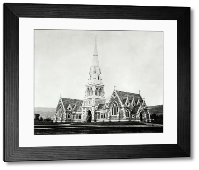 Framed Print : The Cemetery Chapel, Cheltenham, Gloucestershire