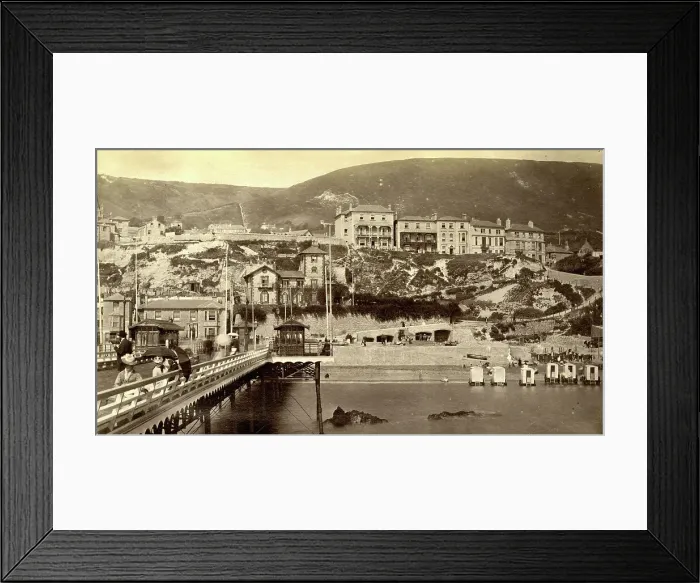 Framed Print : Ventnor, Isle of Wight, viewed from the Pier Framed Print : Ventnor, Isle of Wight, viewed from the Pier