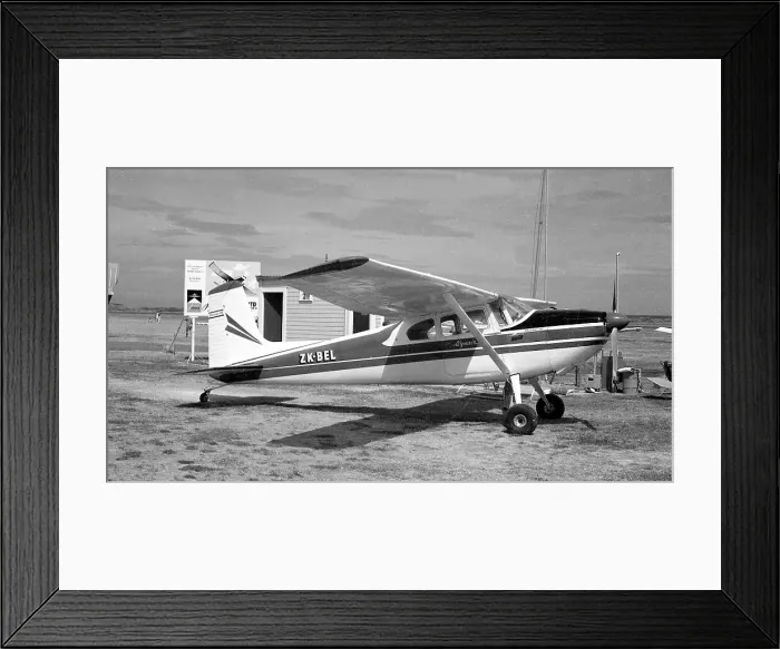 Framed Print : Cessna 180 ZK-BEL Framed Print : Cessna 180 ZK-BEL