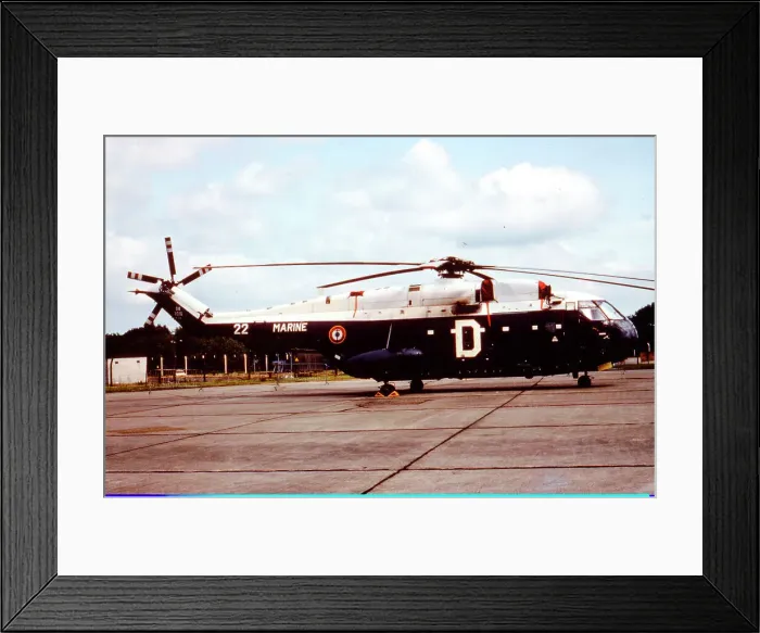 Framed Print : Aerospatiale SA. 321G Super Frelon 22 Framed Print : Aerospatiale SA. 321G Super Frelon 22