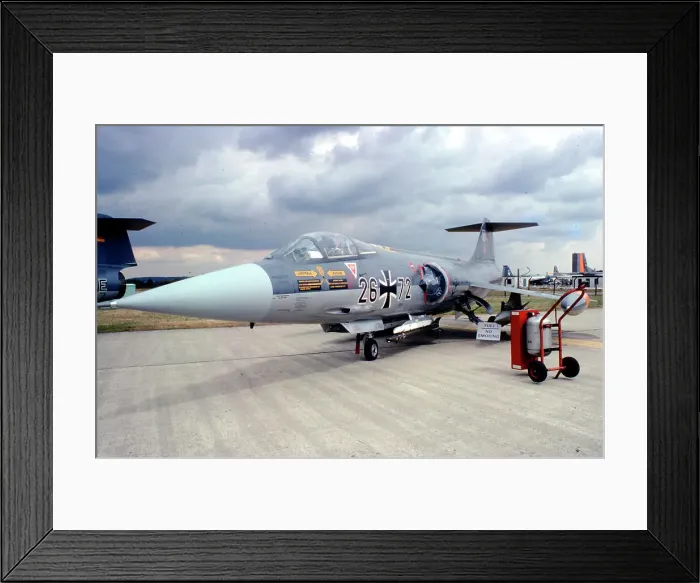 Framed Print : Lockheed F-104G Starfighter 26+72 Framed Print : Lockheed F-104G Starfighter 26+72