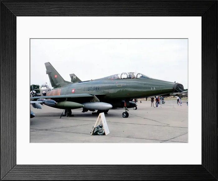 Framed Print : North American TF-100F Super Sabre GT-949 Framed Print : North American TF-100F Super Sabre GT-949