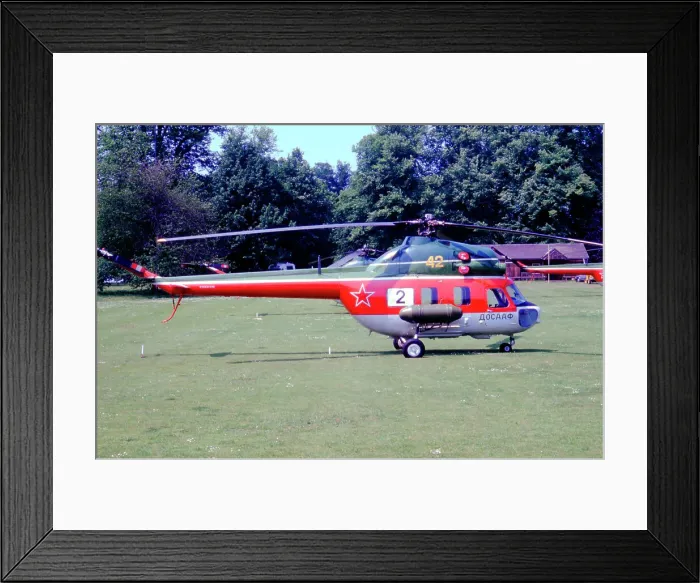 Framed Print : Mil Mi-2 Yellow 42 Framed Print : Mil Mi-2 Yellow 42