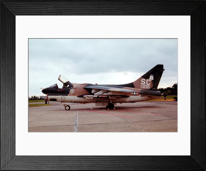 Framed Print : Ling-Temco-Vought A-7D Corsair II 73-1015 Framed Print : Ling-Temco-Vought A-7D Corsair II 73-1015