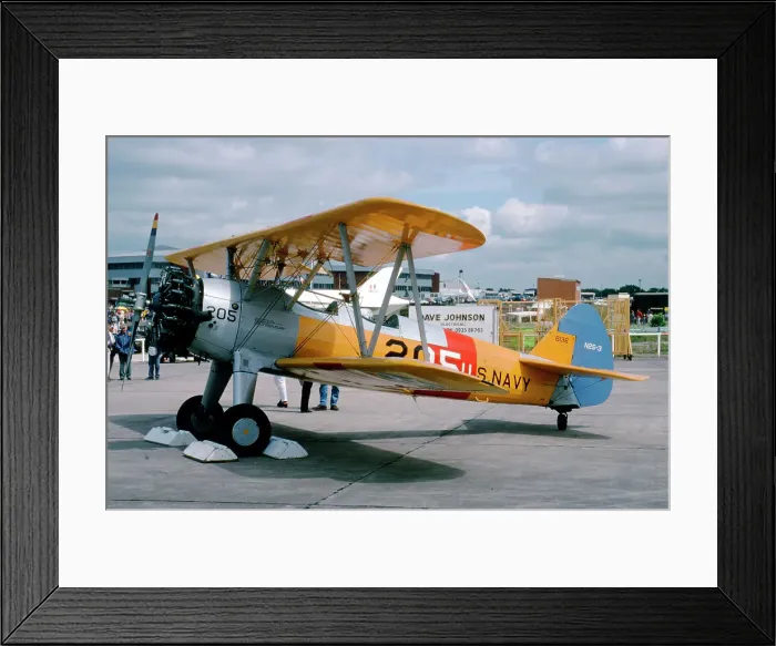 Framed Print : Boeing-Stearman PT-17 Kaydet G-BRUJ Framed Print : Boeing-Stearman PT-17 Kaydet G-BRUJ