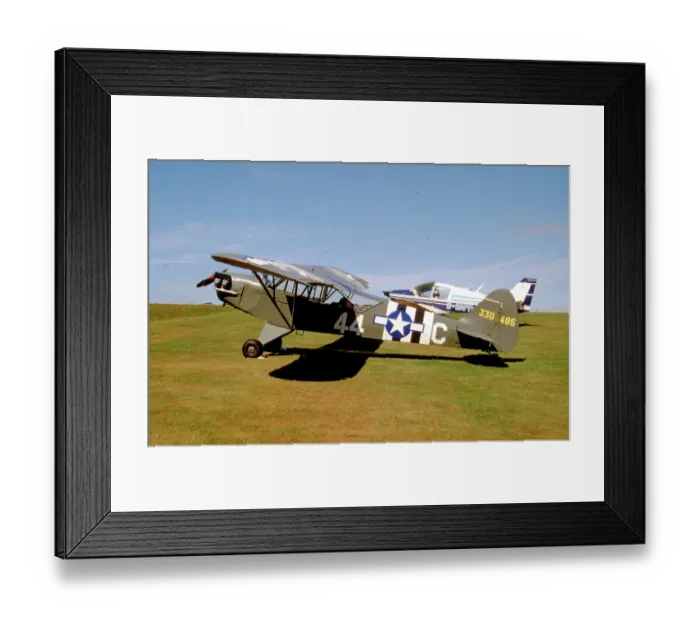Framed Print : Piper L-4H Grasshopper G-AJES - 43-30485 Framed Print : Piper L-4H Grasshopper G-AJES - 43-30485