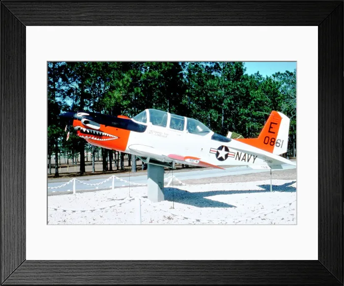 Framed Print : Beechcraft YT-34C Turbo-Mentor 140861 Framed Print : Beechcraft YT-34C Turbo-Mentor 140861