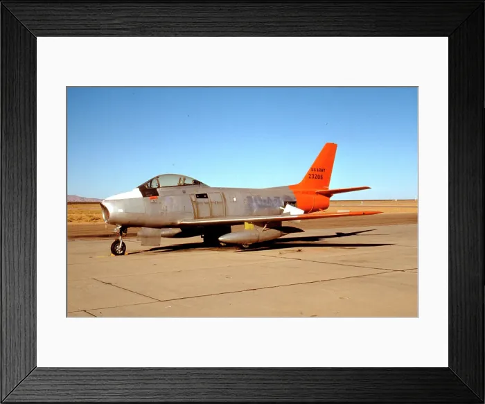 Framed Print : Canadair CL-13 Mk. 5 - QF-86E Sabre 23206 - N5592D Framed Print : Canadair CL-13 Mk. 5 - QF-86E Sabre 23206 - N5592D