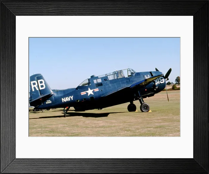 Framed Print : General Motors TBM-3R Avenger G-BTDP