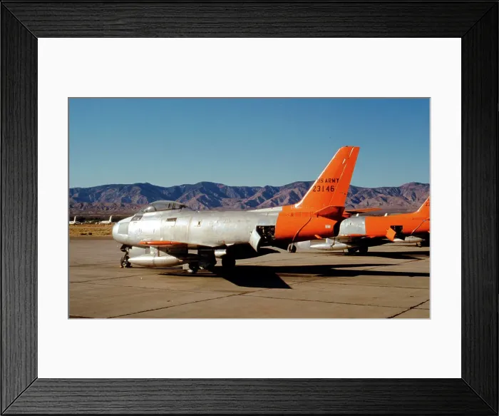 Framed Print : Canadair CL-13 Mk. 5 - QF-86E Sabre 23146 Framed Print : Canadair CL-13 Mk. 5 - QF-86E Sabre 23146