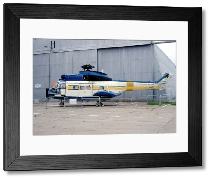 Framed Print : Aerospatiale SA. 330L Puma PA-12 Framed Print : Aerospatiale SA. 330L Puma PA-12