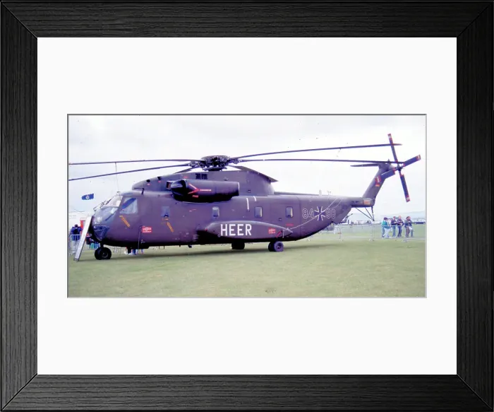 Framed Print : VFW-Sikorsky CH-53G 84+98 Framed Print : VFW-Sikorsky CH-53G 84+98