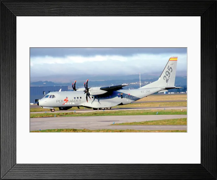 Framed Print : CASA C. 295 Persuader MPA EC-295 Framed Print : CASA C. 295 Persuader MPA EC-295