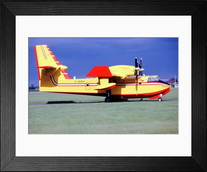 Framed Print : Canadair CL-415 C-GHGV Framed Print : Canadair CL-415 C-GHGV
