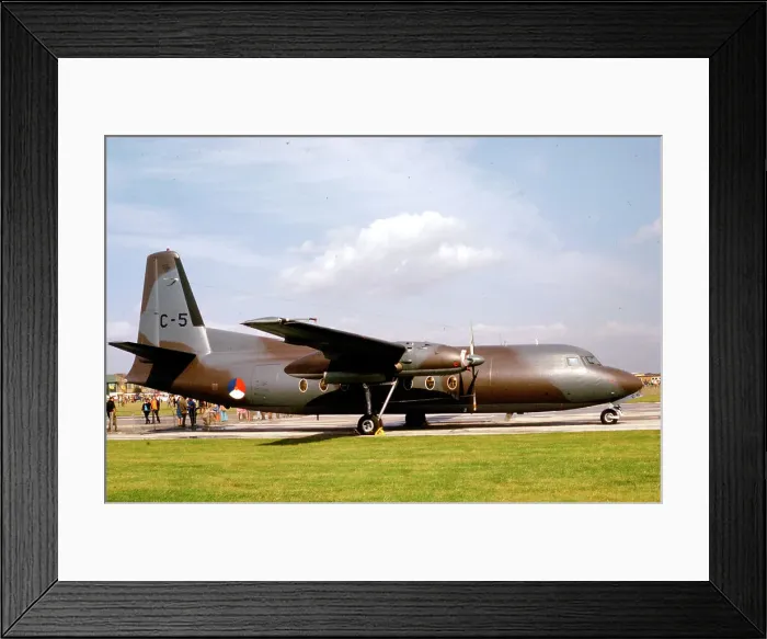 Framed Print : Fokker F27 Troopship C-7 Framed Print : Fokker F27 Troopship C-7