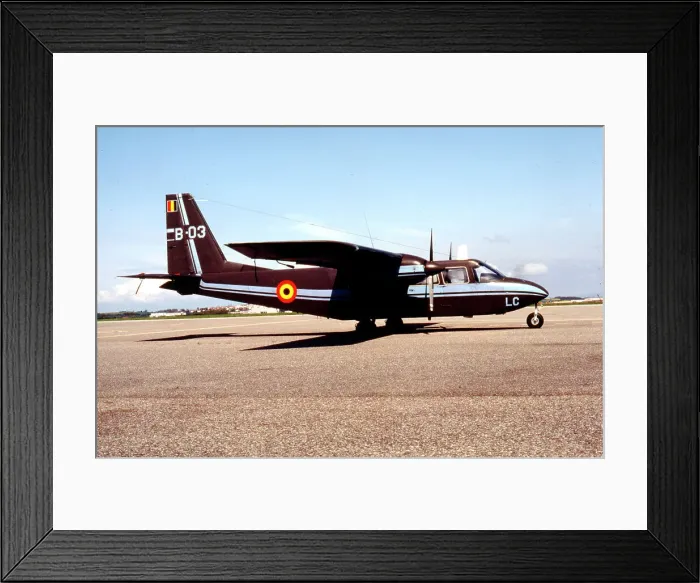 Framed Print : Britten-Norman BN-2A islander B-03 - OT-ALC Framed Print : Britten-Norman BN-2A islander B-03 - OT-ALC