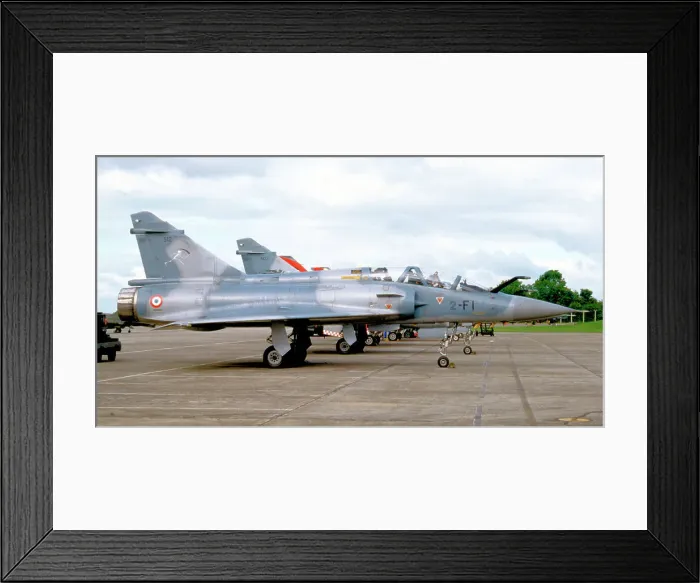 Framed Print : Dassault Mirage 2000B 2-Fi Framed Print : Dassault Mirage 2000B 2-Fi