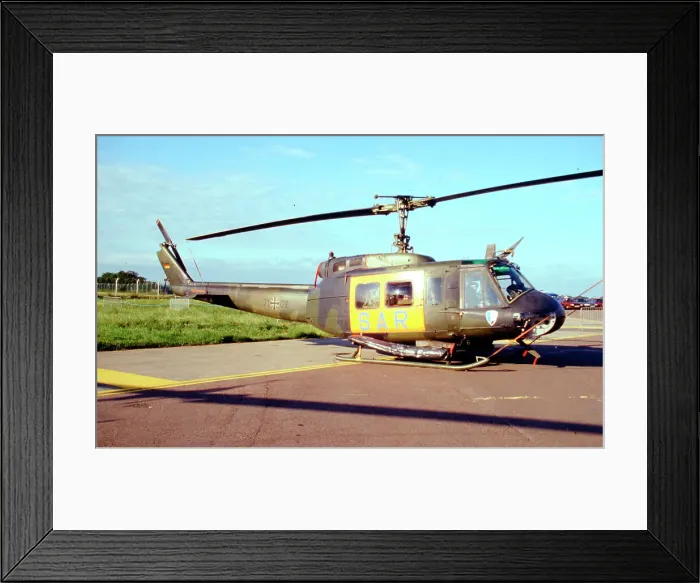 Framed Print : Dornier-Bell UH-1D 71+02 Framed Print : Dornier-Bell UH-1D 71+02