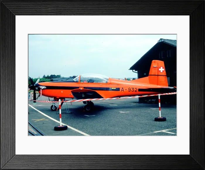 Framed Print : Pilatus PC-7 A-932 Framed Print : Pilatus PC-7 A-932