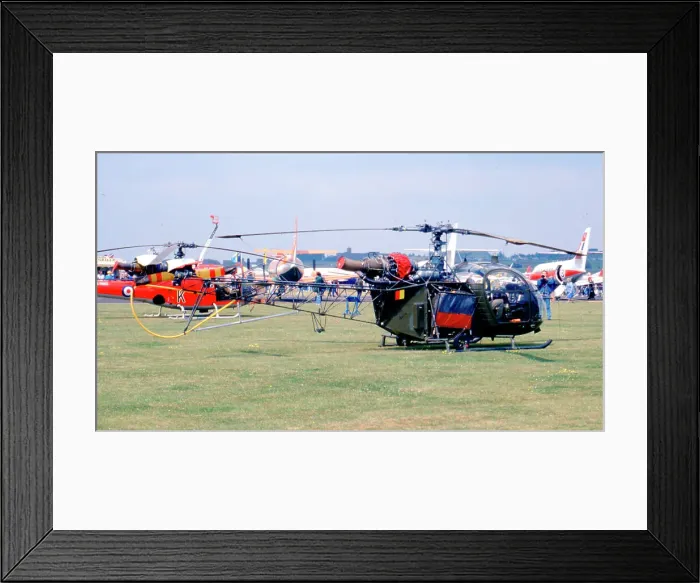 Framed Print : Aerospatiale SA. 318C Alouette Astazou A-94 - OT-GCD Framed Print : Aerospatiale SA. 318C Alouette Astazou A-94 - OT-GCD