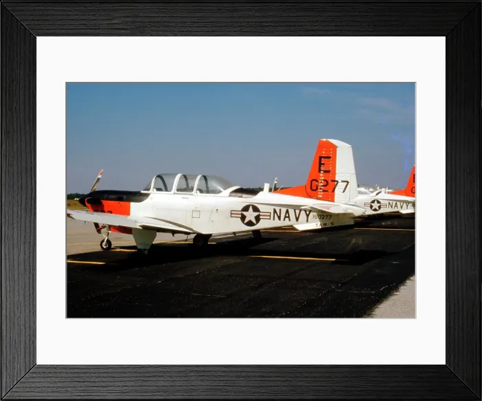 Framed Print : Beechcraft T-34C Turbo-Mentor 160277 Framed Print : Beechcraft T-34C Turbo-Mentor 160277