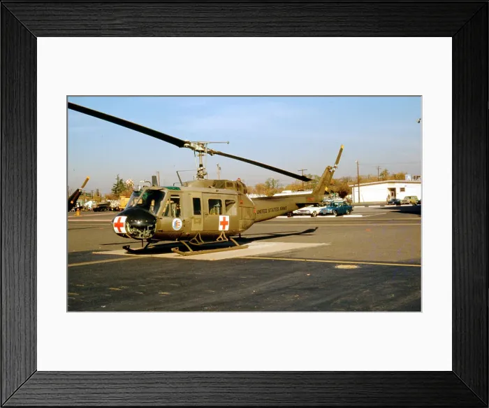 Framed Print : Bell UH-1-M iroquois 66-15205 Framed Print : Bell UH-1-M iroquois 66-15205