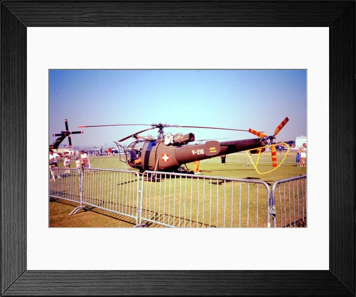 Framed Print : Aerospatials SA. 316A Alouette III V-210 Framed Print : Aerospatials SA. 316A Alouette III V-210