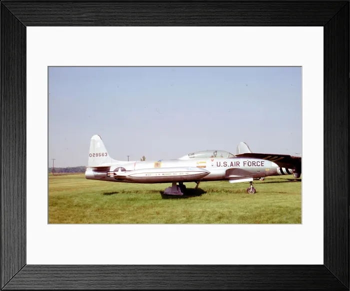 Framed Print : Lockheed T-33A O-29563 Framed Print : Lockheed T-33A O-29563