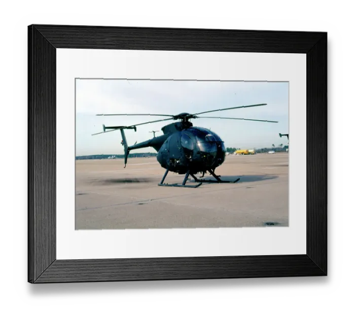 Framed Print : Hughes MH-6H Cayuse 81-23651 Framed Print : Hughes MH-6H Cayuse 81-23651