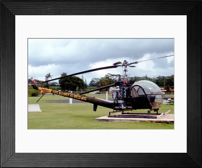 Framed Print : Hiller OH-23G Raven 615245 Framed Print : Hiller OH-23G Raven 615245