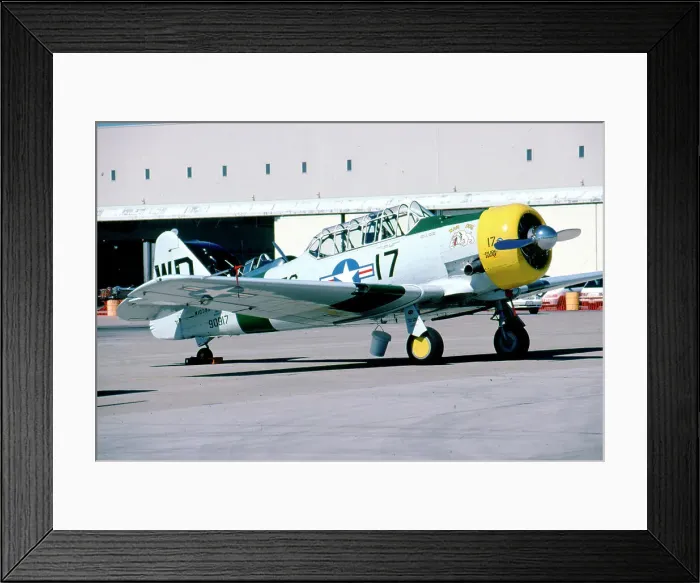 Framed Print : North American SNJ-5 Texan N1038A Framed Print : North American SNJ-5 Texan N1038A