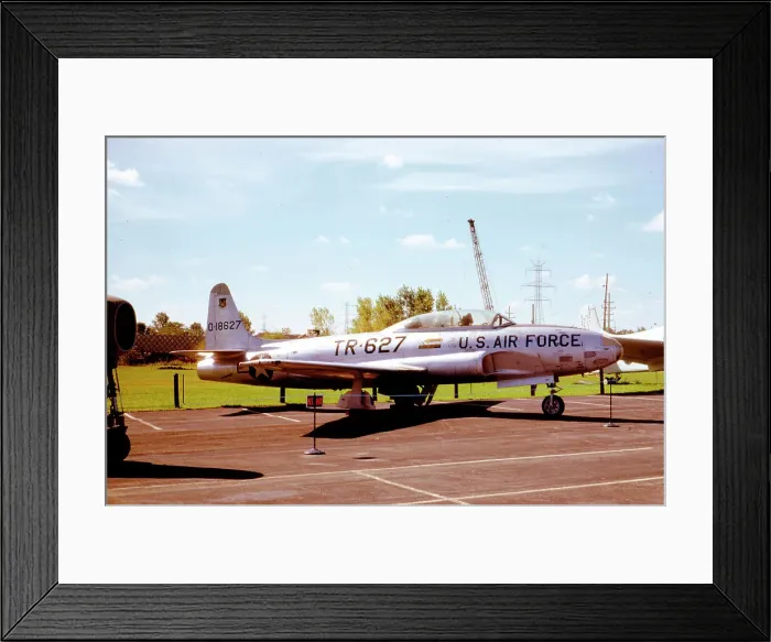 Framed Print : Lockheed T-33A O-18627 Framed Print : Lockheed T-33A O-18627