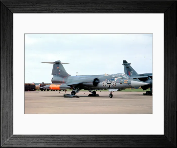 Framed Print : Lockheed F-104G Starfighter 25+35 Framed Print : Lockheed F-104G Starfighter 25+35