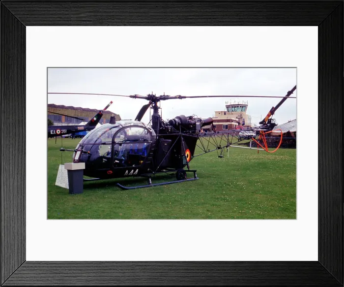 Framed Print : Aerospatiale SA. 318C Alouette Astazou A-44 - OT-ACE Framed Print : Aerospatiale SA. 318C Alouette Astazou A-44 - OT-ACE