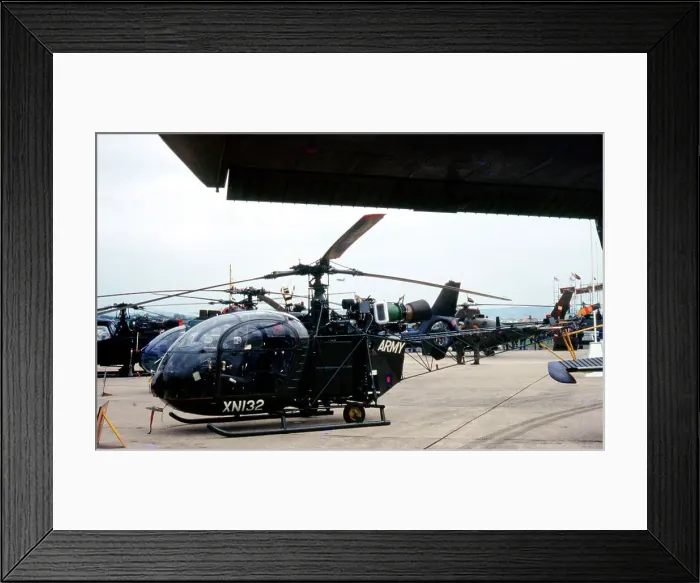 Framed Print : Sud Aviation SE. 3130 Alouette II XN132 Framed Print : Sud Aviation SE. 3130 Alouette II XN132
