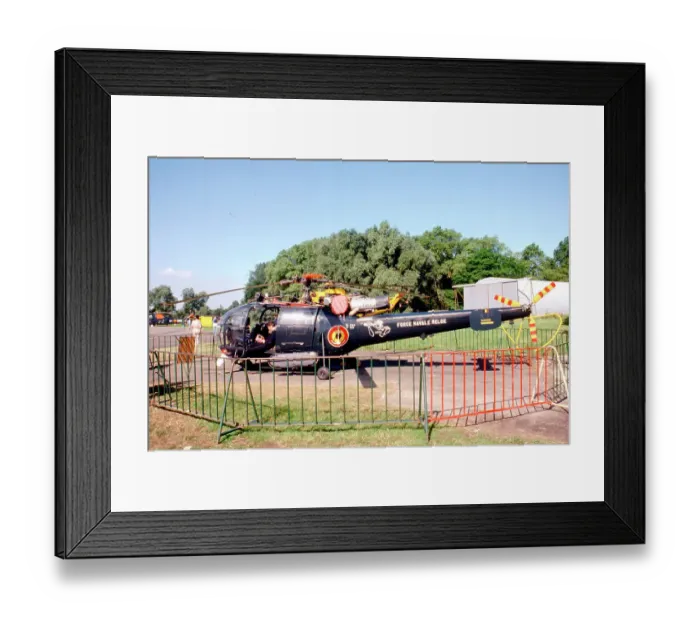 Framed Print : Sud Aviation SE. 316B Alouette III M-1 - OT-ZPA Framed Print : Sud Aviation SE. 316B Alouette III M-1 - OT-ZPA