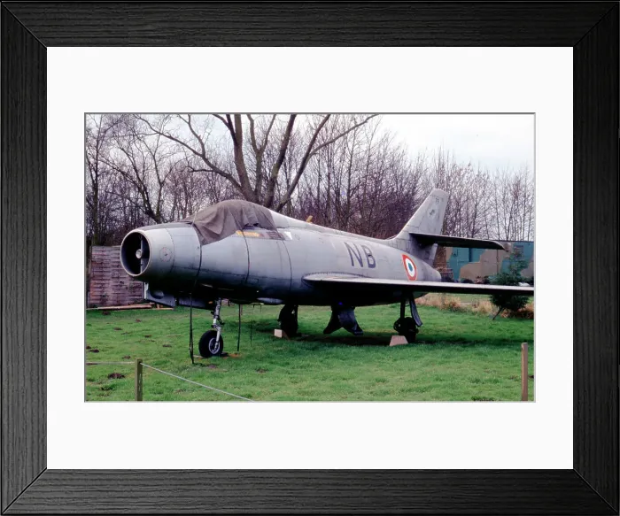 Framed Print : Dassault Mystere iVA 8-NB Framed Print : Dassault Mystere iVA 8-NB