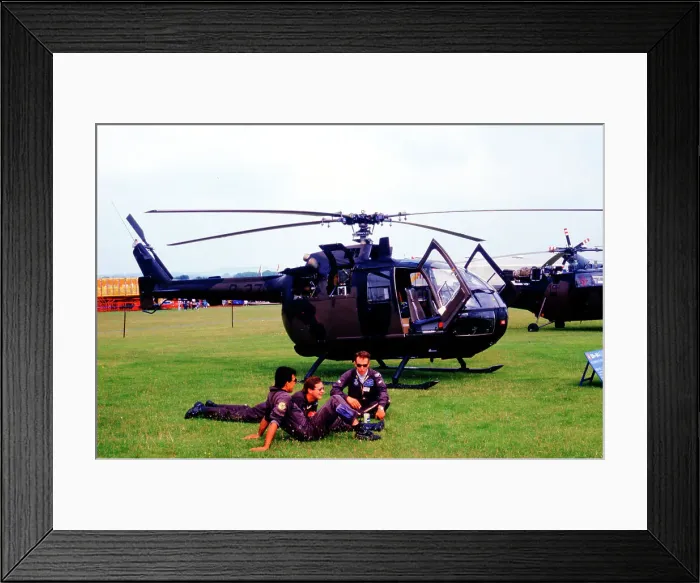 Framed Print : MBB Bo. 105C B-37 Framed Print : MBB Bo. 105C B-37