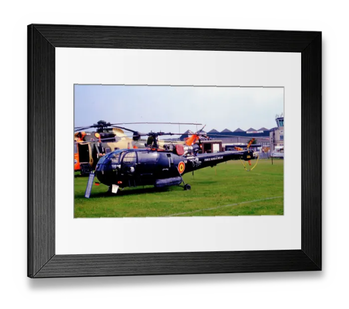 Framed Print : Sud Aviation SE. 316B Alouette III M-1 - OT-ZPA Framed Print : Sud Aviation SE. 316B Alouette III M-1 - OT-ZPA