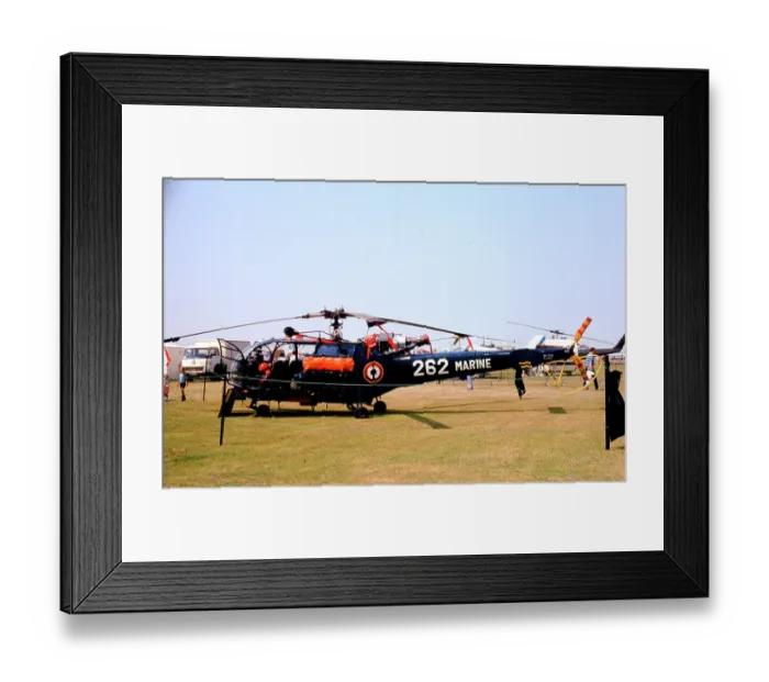 Framed Print : Aerospatiale SA. 319B Alouette III 262 Framed Print : Aerospatiale SA. 319B Alouette III 262