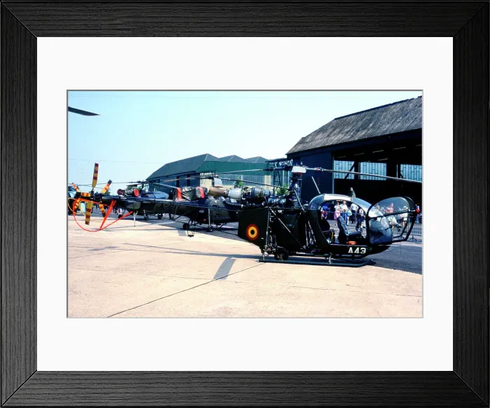 Framed Print : Aerospatiale SA. 318C Alouette Astazou A-43 - OTA-CD Framed Print : Aerospatiale SA. 318C Alouette Astazou A-43 - OTA-CD