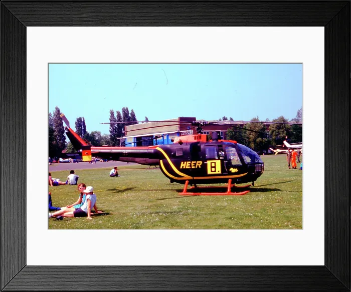 Framed Print : MBB Bo. 105M 80+18 Framed Print : MBB Bo. 105M 80+18
