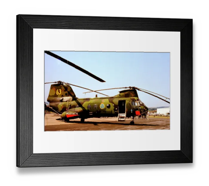 Framed Print : Boeing-Vertol 107-ii-15 Y-63 - 04063 Framed Print : Boeing-Vertol 107-ii-15 Y-63 - 04063
