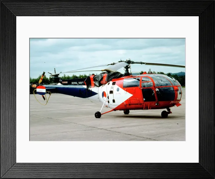 Framed Print : Aerospatiale SA. 316A Alouette III A-351 Framed Print : Aerospatiale SA. 316A Alouette III A-351
