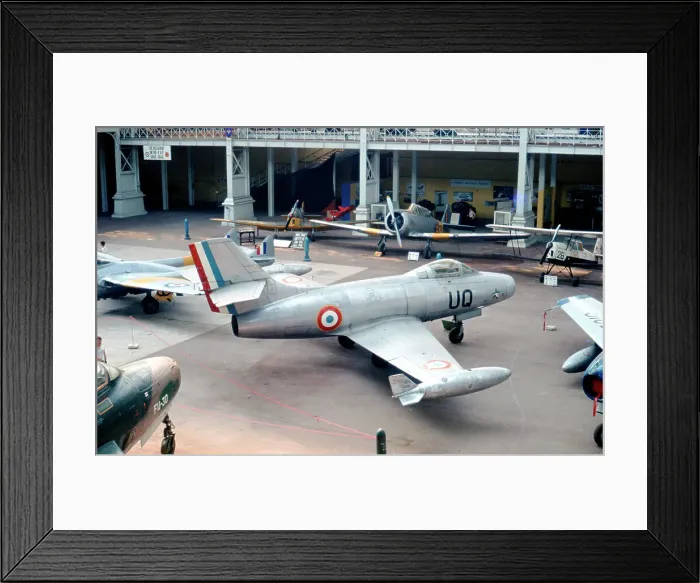 Framed Print : Dassault MD. 450 Ouragan 320 - UQ Framed Print : Dassault MD. 450 Ouragan 320 - UQ