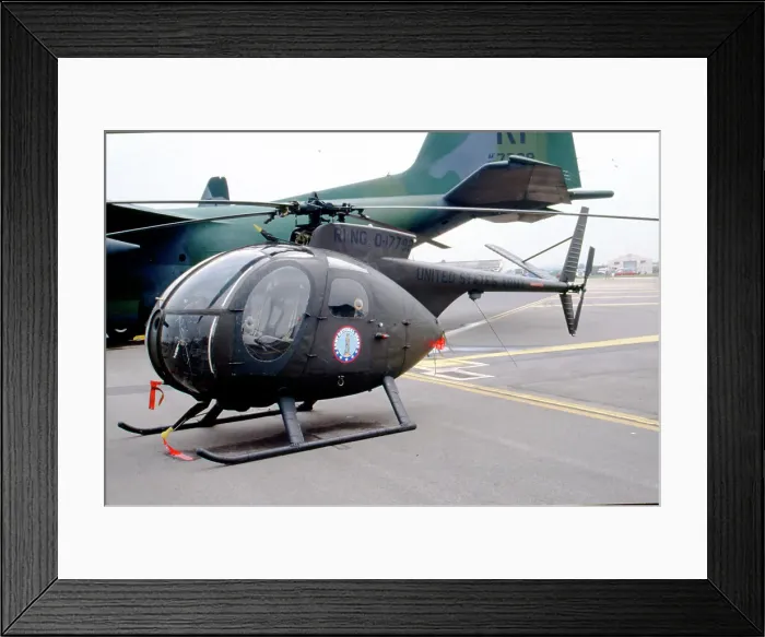 Framed Print : Hughes OH-6A O-17792 Framed Print : Hughes OH-6A O-17792